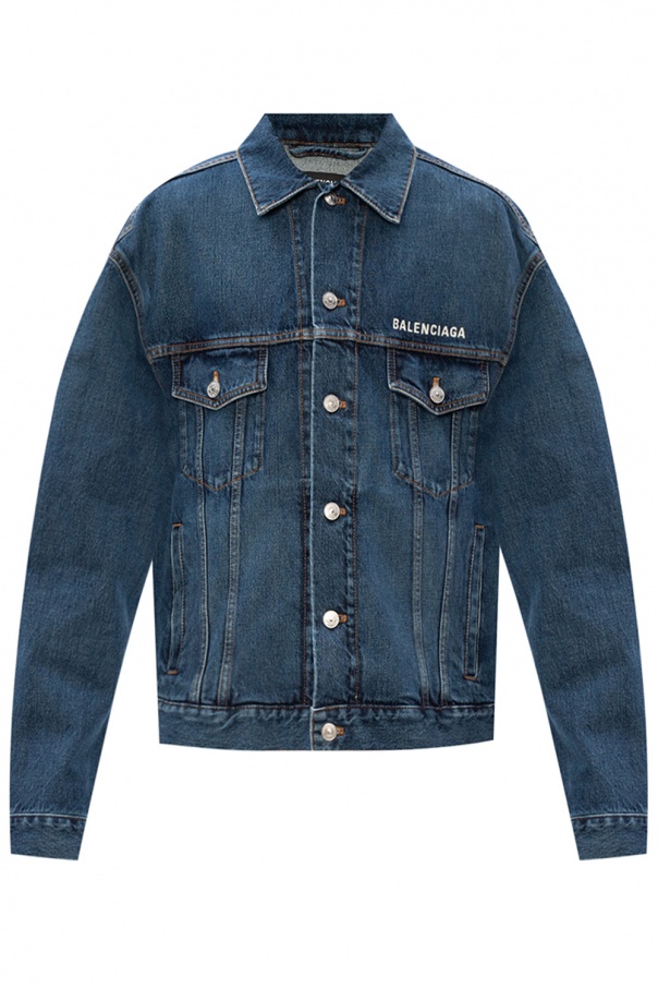 Balenciaga Denim jacket with logo